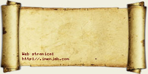 Žaklina Backović vizit kartica